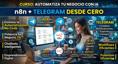 Automatiza tu Negocio con IA: n8n + Telegram desde Cero
